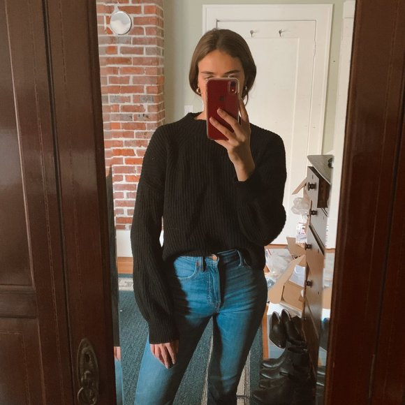 gap puff sleeve sweater